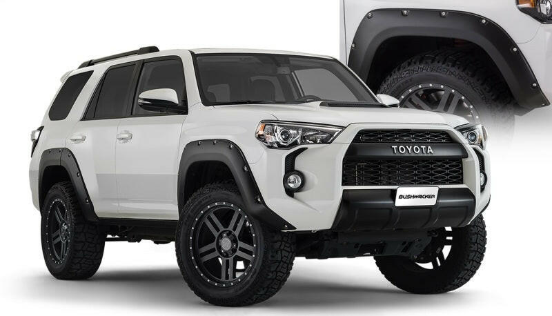 Bushwacker 22-23 Toyota Tundra Pocket Style Flares 4pc - Black Fender Flares Bushwacker