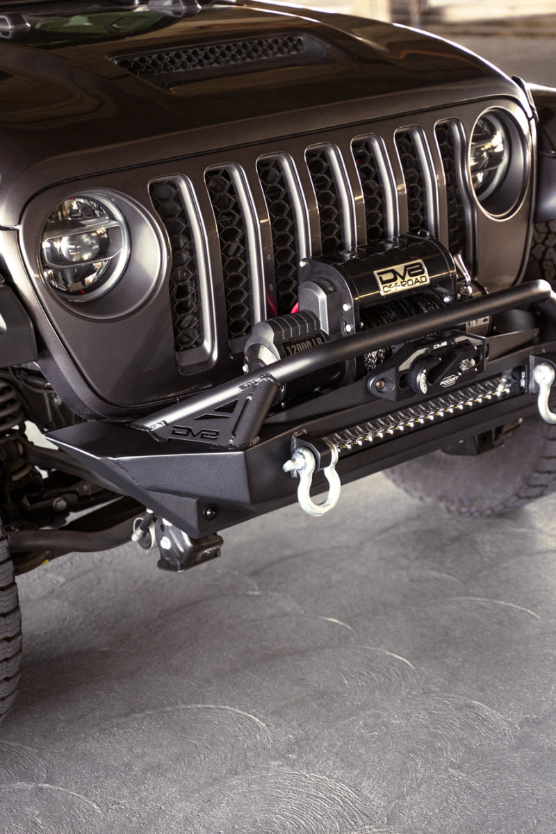 DV8 Offroad 07-23 Jeep Wrangler JK/JL & Gladiator JT FS-1 Series Stubby Front Bumper Bumpers - Steel DV8 Offroad