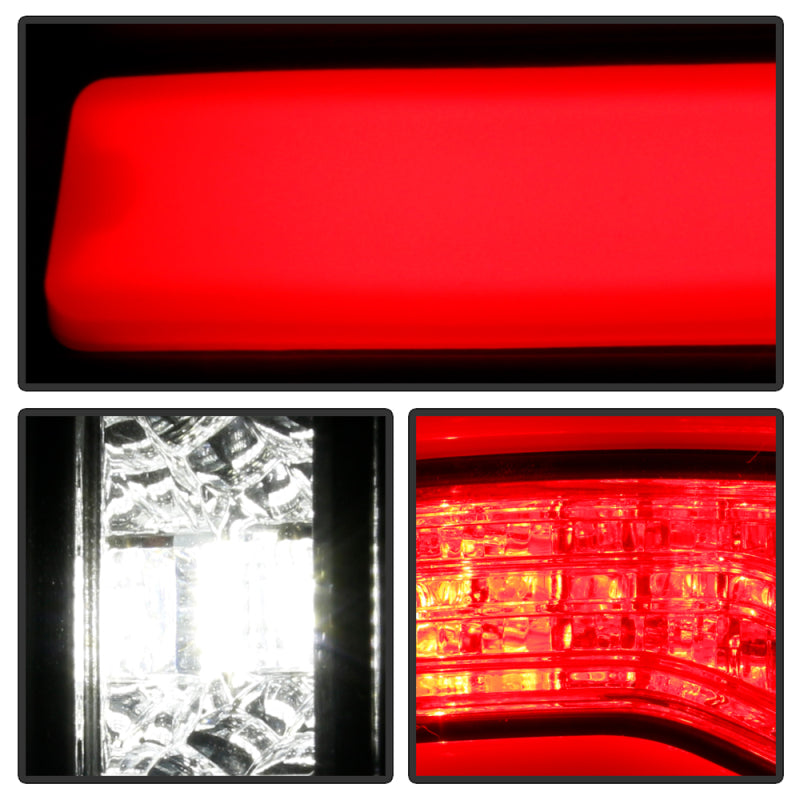 Spyder Dodge RAM 1500 19-21 Factory LED Model LED Tail Lights - Red Clear ALT-YD-DR19LED-SEQ-BK Tail Lights SPYDER