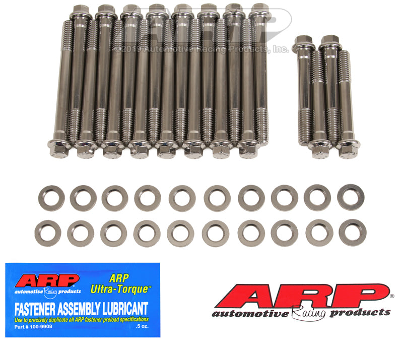 ARP Oldsmobile 350-455 7/16in SS Hex Head Bolt Kit Head Stud & Bolt Kits ARP