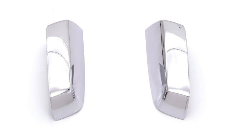 AVS 14-18 Chevy Silverado 1500 Upper Mirror Covers 2pc - Chrome Exterior Trim AVS