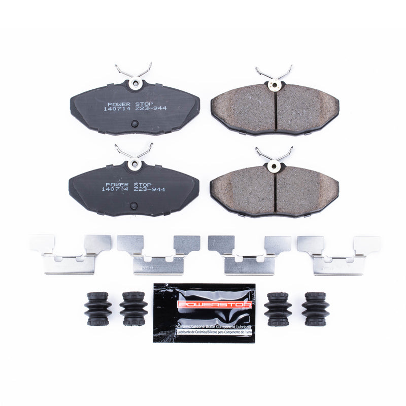 Power Stop 03-05 Jaguar S-Type Rear Z23 Evolution Sport Brake Pads w/Hardware Brake Pads - Performance PowerStop