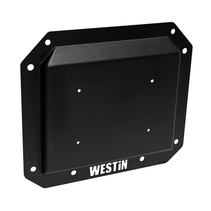Westin 21-25 Ford Bronco (Excl. Sport) Spare Tire Delete Plate - Tex. Blk Tire Carriers Westin