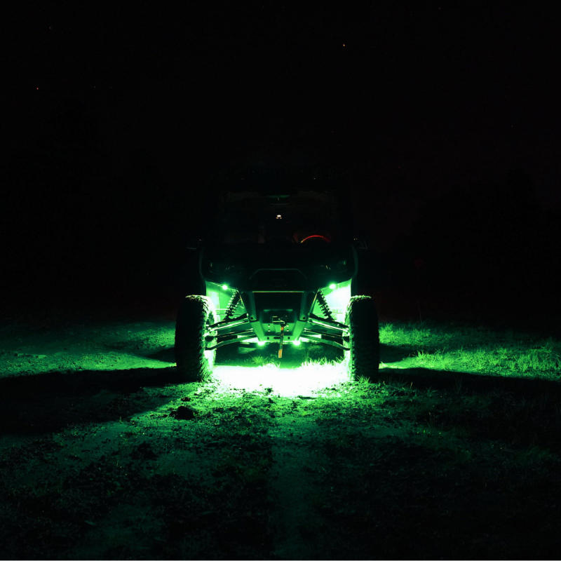 KC HiLiTES Cyclone V2 LED - Replacement Lens - Green - Single Light Bars & Cubes KC HiLiTES