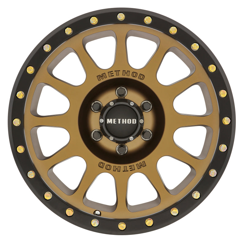 Method MR305 NV 20x10 -18mm Offset 6x5.5 108mm CB Method Bronze/Black Street Loc Wheel Wheels - Cast Method Wheels