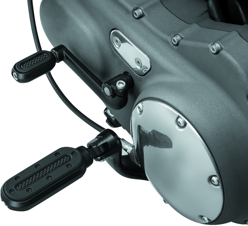 Kuryakyn Heavy Industry Shift Peg Satin Black Footpegs Kuryakyn