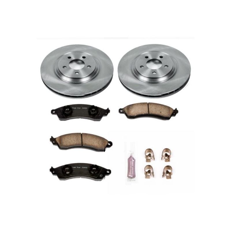 Power Stop 94-99 Ford Mustang Front Autospecialty Brake Kit Brake Kits - OE PowerStop