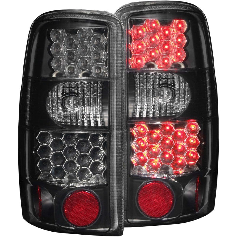 ANZO 2000-2006 Chevrolet Suburban LED Taillights Dark Smoke Tail Lights ANZO