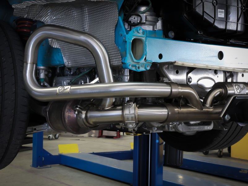 aFe 14-16 Porsche 911 GT3 991.1 H6 3.8L MACH Force-Xp 304 SS Cat-Back Exhaust System w/ Brushed Tips Catback aFe