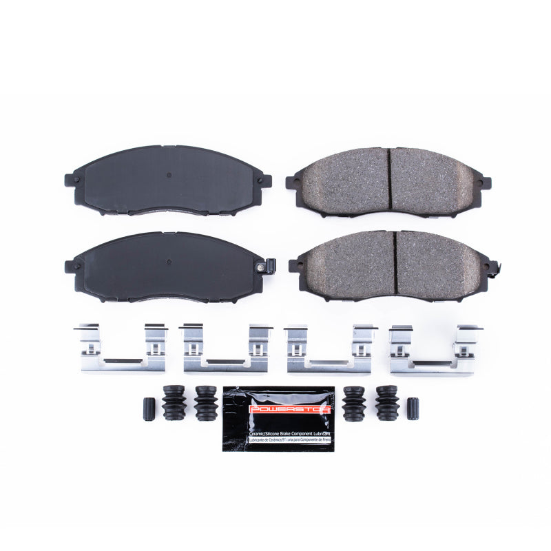 Power Stop 03-04 Nissan Frontier Front Z23 Evolution Sport Brake Pads w/Hardware Brake Pads - Performance PowerStop