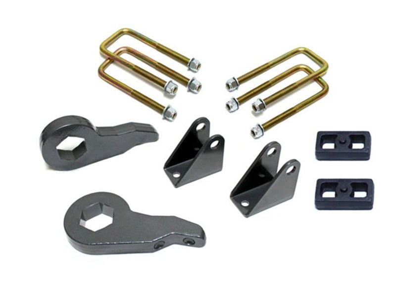 MaxTrac 01-10 GM 1500HD/2500HD/3500HD 2WD/4WD 8 Lug 2.5in/1in Torsion Key Lift Kit Torsion Bar Key Maxtrac