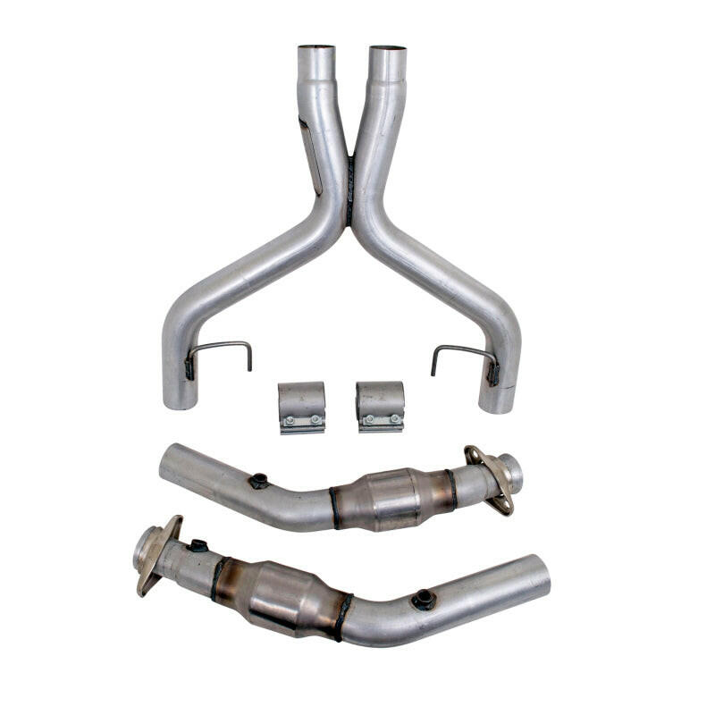 BBK 05-10 Mustang 4.6 GT High Flow X Pipe With Catalytic Converters - 2-3/4 Catback BBK