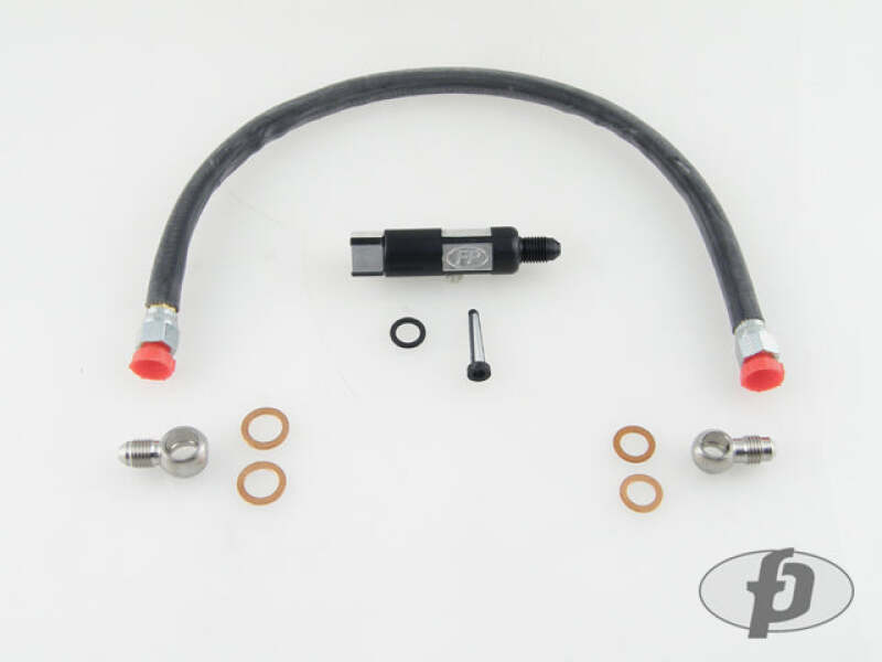 Forced Performance Mitsubishi Evo X Oil Supply Line w/Inline Filter Journal Bearing Oil Line Kits Forced Performance