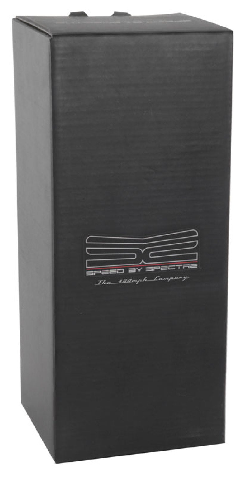 Spectre Air Duct Hose Kit 4in. OD (41in. Ducting / 2 Threaded PVC Couplers) - Black Air Intake Components Spectre