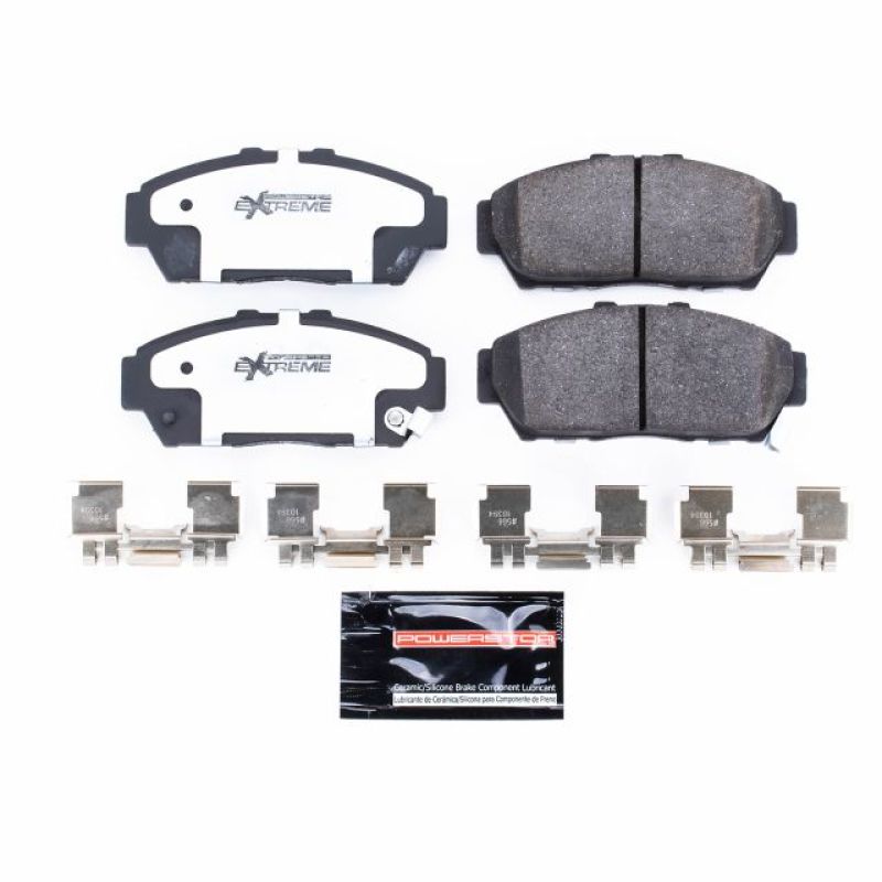 Power Stop 94-01 Acura Integra Front Z26 Extreme Street Brake Pads w/Hardware Brake Pads - Performance PowerStop
