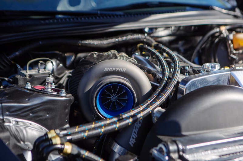 GReddy AN12 REUSABLE HOSE NYLON BRAIDED BLACK/GOLD/BLUE (PRICED PER FOOT) Oil Line Kits GReddy