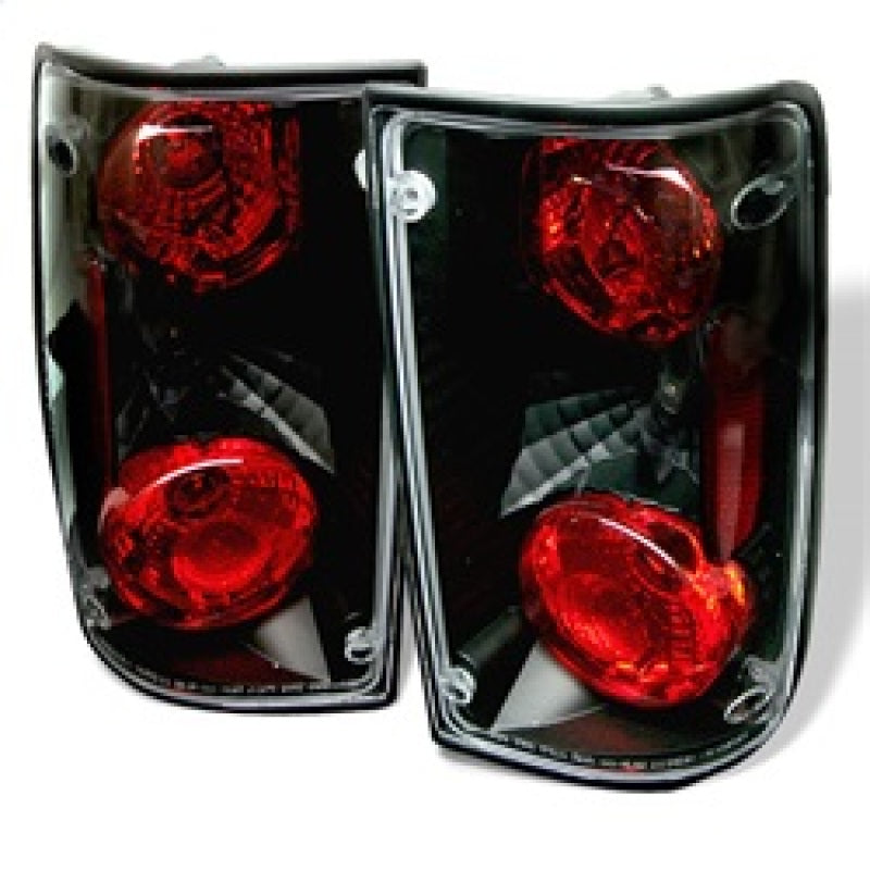 Spyder Toyota Pick Up 89-95 Euro Style Tail Lights Black ALT-YD-TP89-BK Tail Lights SPYDER