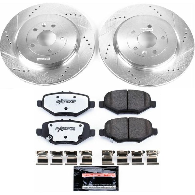 Power Stop 13-19 Ford Explorer Rear Z36 Truck & Tow Brake Kit Brake Kits - Performance D&S PowerStop