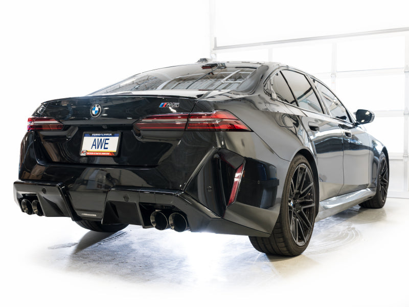 AWE Tuning BMW G90/G99 M5 Track Edition Cat-Back Exhaust - Diamond Black Tips Catback AWE Tuning