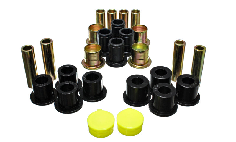 Energy Suspension 87-04 Dodge Dakota / 98-03 Durango 4WD Black Front End Control Arm Bushing Set Bushing Kits Energy Suspension