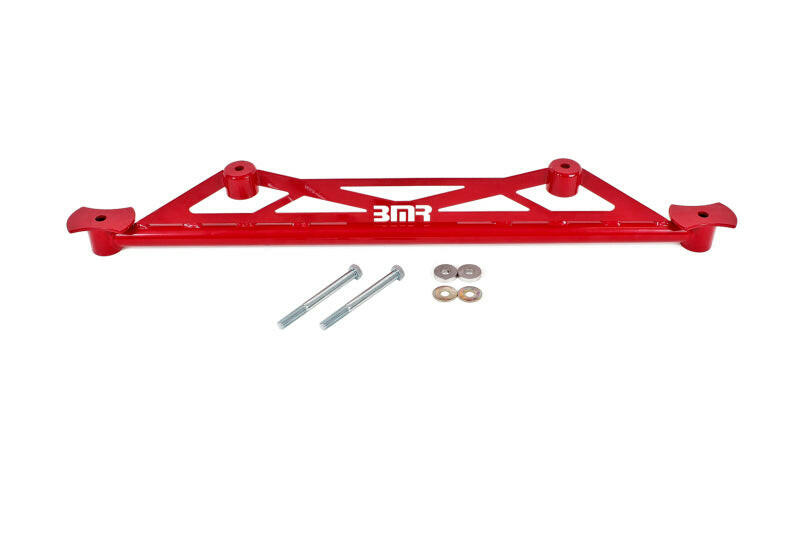BMR 16-17 6th Gen Camaro Rear Of Rear Cradle Brace - Red Chassis Bracing BMR Suspension