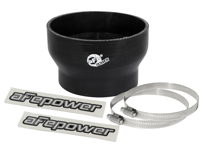 aFe Magnum FORCE Intake Coupling Kit (4-1/3 IN ID to 3-1/2 IN ID x 2-3/4 IN L) Straight Black Air Intake Components aFe