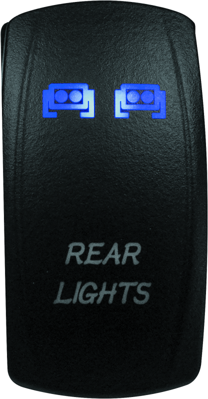 DragonFire Racing Lighted Switch Rear Light On/Off Blue Relays DragonFire Racing