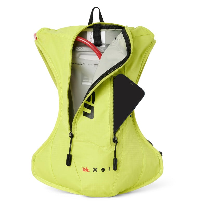 USWE Outlander Moto Hydration Pack 4L - Crazy Yellow Bags - Hydration Packs USWE