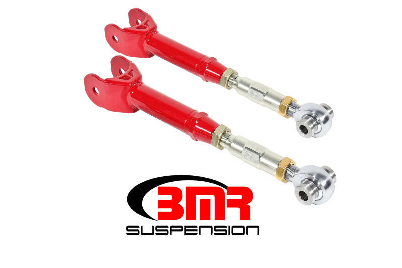 BMR 16-17 6th Gen Camaro Upper Control Arms On-Car Adj. Rod Ends (Polyurethane) - Red Control Arms BMR Suspension
