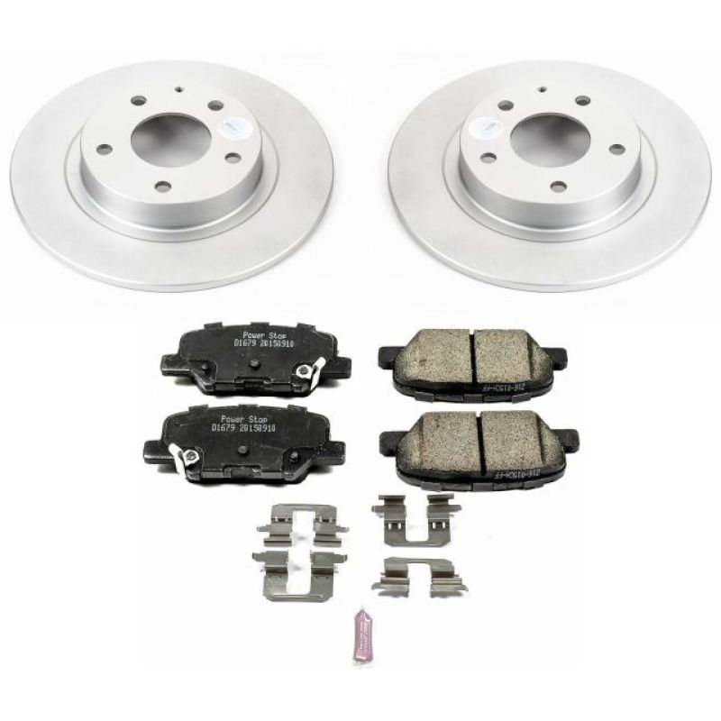Power Stop 14-15 Mazda 6 Rear Z17 Evolution Geomet Coated Brake Kit Brake Kits - Performance Blank PowerStop
