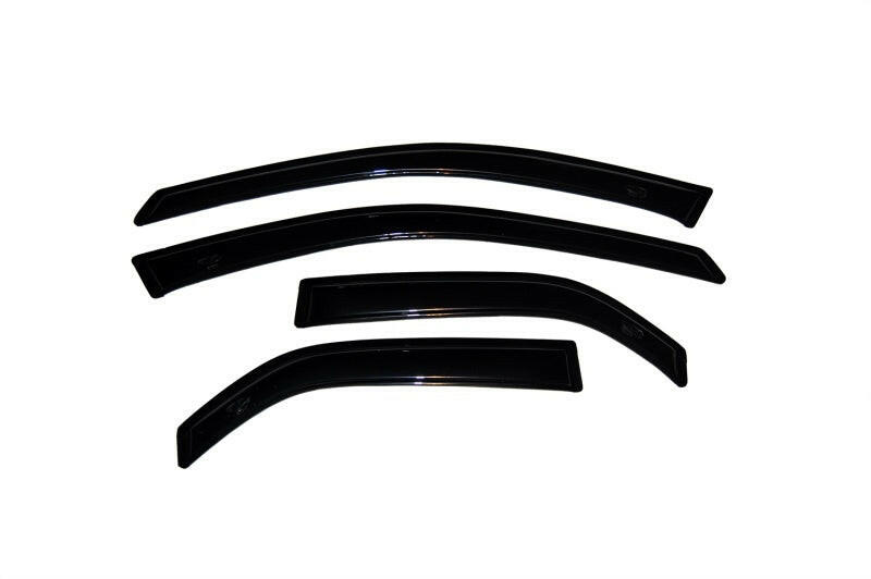 AVS 03-07 Cadillac CTS Ventvisor Outside Mount Window Deflectors 4pc - Smoke Wind Deflectors AVS