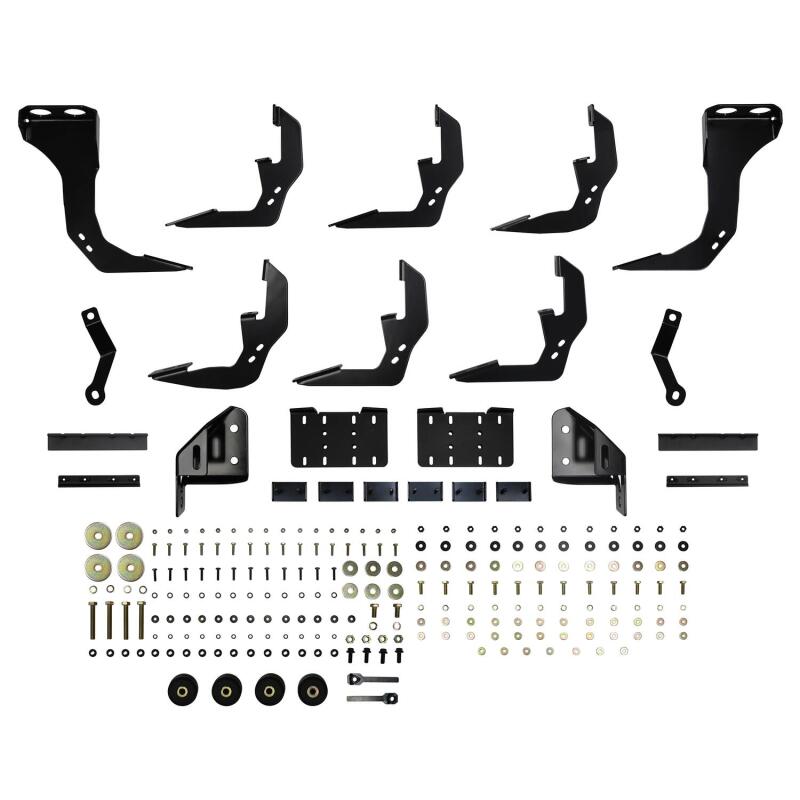 Westin 2019 Chevrolet Silverado/Sierra 1500 Crew Cab (5.5ft) R5 Modular Nerf Step Bars - Black Nerf Bars Westin