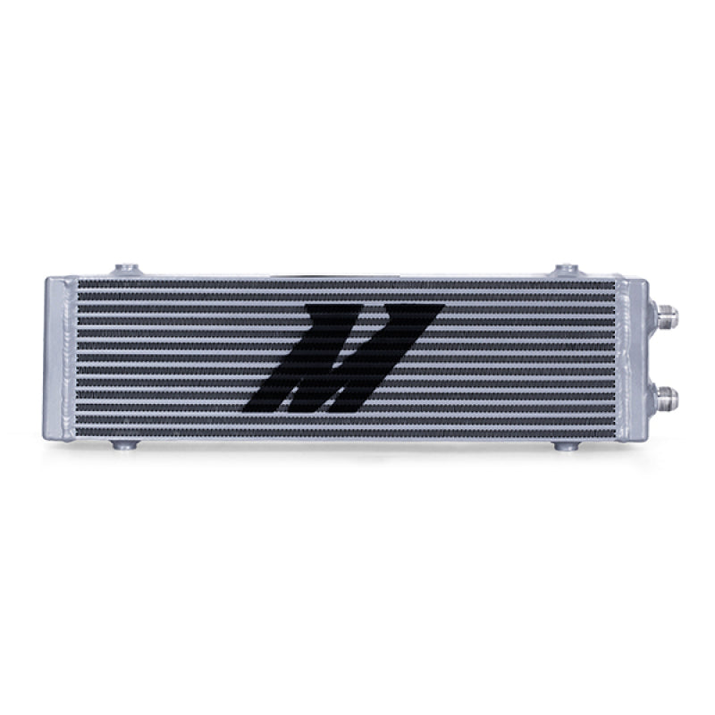 Mishimoto Universal Large Bar and Plate Dual Pass Silver Oil Cooler Oil Coolers Mishimoto
