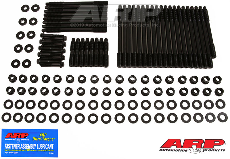 ARP SBC/WP Short Deck 9.24 Warhawk Block w/Warhawk 12Deg LS7 Heads Hsk Head Stud & Bolt Kits ARP
