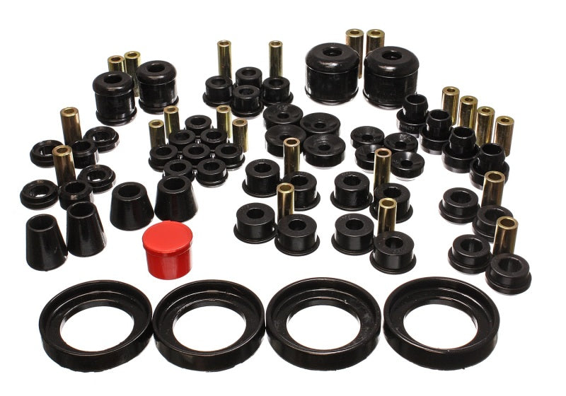 Energy Suspension 97-01 Honda Prelude (Type SH Only) Black Hyper-Flex Master Bushing Set Bushings - Full Vehicle Kits Energy Suspension