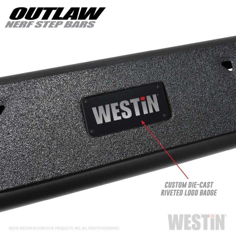 Westin 2019 Dodge Ram Crew Cab ( Excludes 1500 Classic) Outlaw Nerf Step Bars Nerf Bars Westin