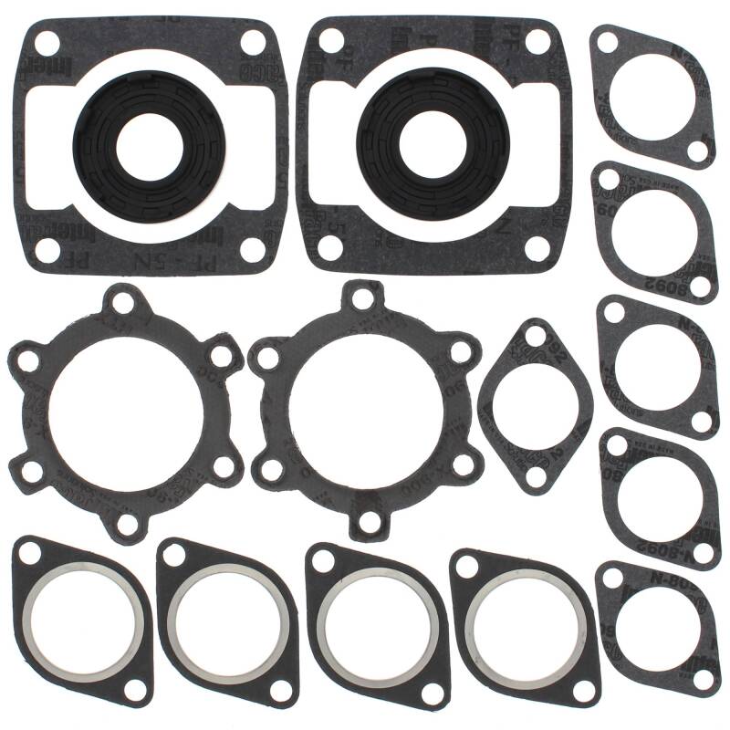 Vertex Gaskets 1976 Arctic Cat Cheeta 4000 Complete Gasket Kit w/ Oil Seals Engine Hardware Vertex Pistons