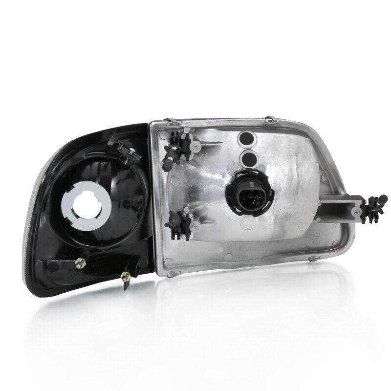 ANZO 1997-2003 Ford F-150 Crystal Headlight G2 Clear With Parking Light Headlights ANZO