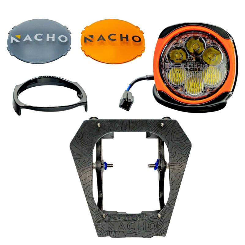 Nacho Lighting 17-23 KTM EXC Quatro Hi/Low Plug N Play Kit Headlights Nacho Offroad Technology
