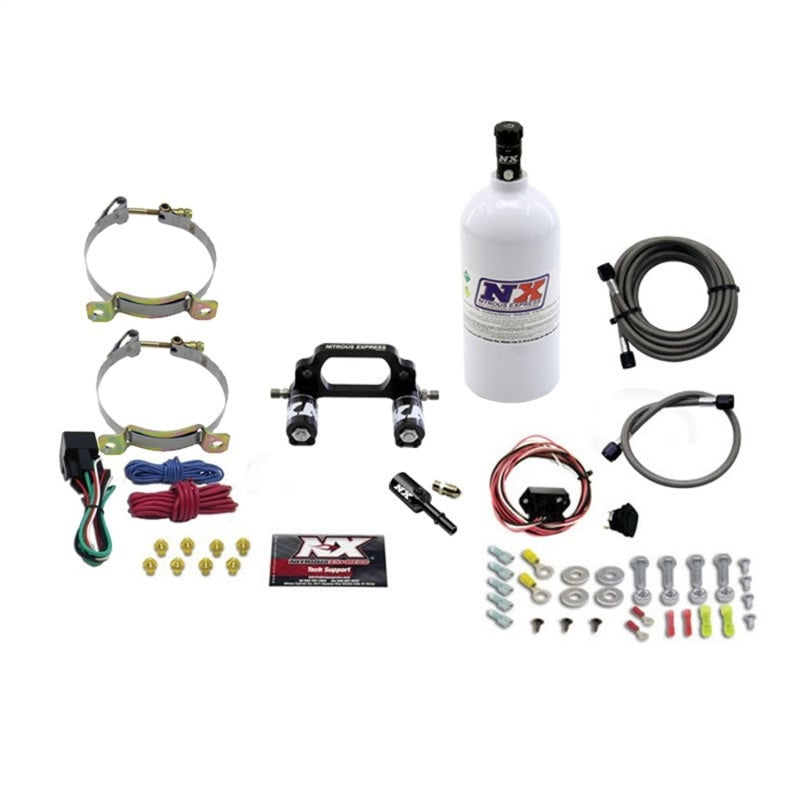 Nitrous Express Polaris RZR 800cc Nitrous Plate Kit w/2.5lb Bottle Nitrous Systems Nitrous Express