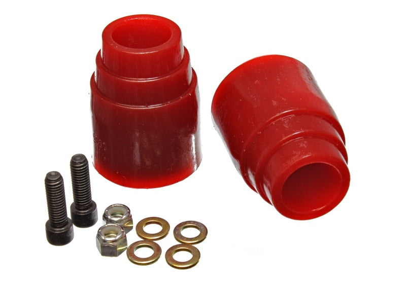 Energy Suspension 00-04 Ford Excursion Red Rear Axle Bump Stop Set Bushing Kits Energy Suspension