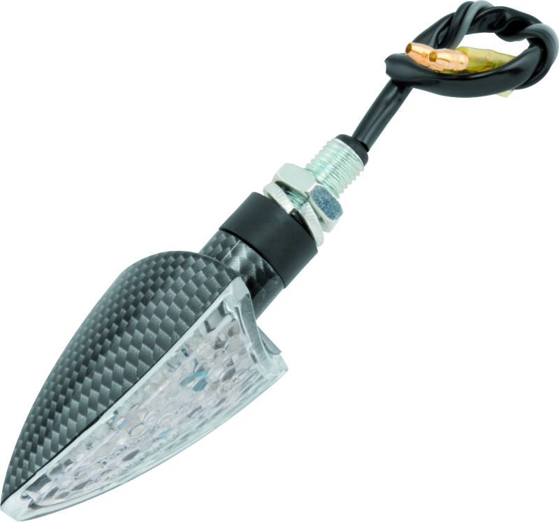 BikeMaster LED Spear Pair Carbon Sidemarkers & Indicators BikeMaster