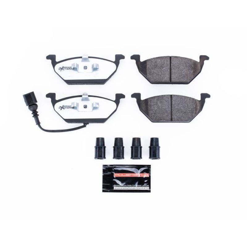 Power Stop 98-06 Volkswagen Beetle Front Z26 Extreme Street Brake Pads w/Hardware Brake Pads - Performance PowerStop