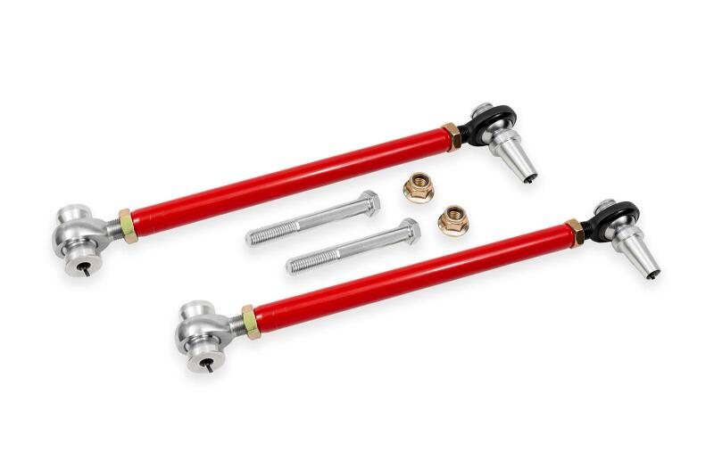 BMR 16-24 Chevrolet Camaro Double Adj. Front Lower Control Arms w/ Rod Ends - Red Control Arms BMR Suspension