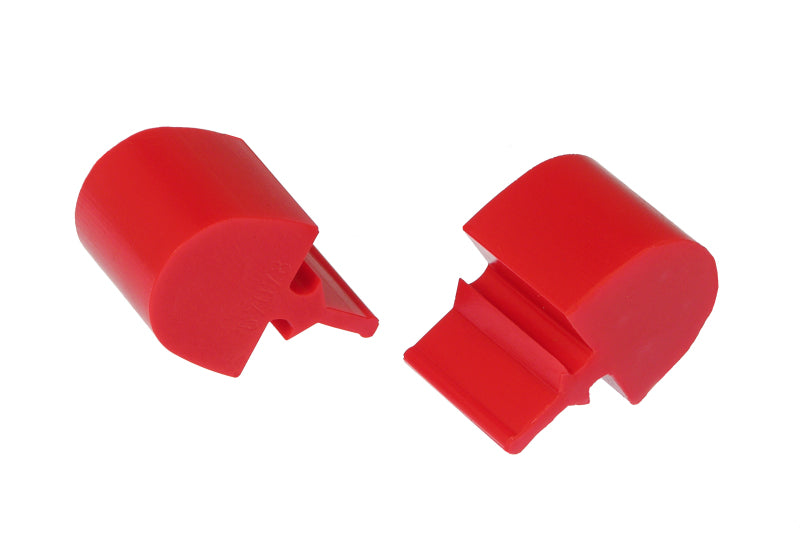 Prothane Universal Bump Stop Pull Through Style - Red Bump Stops Prothane