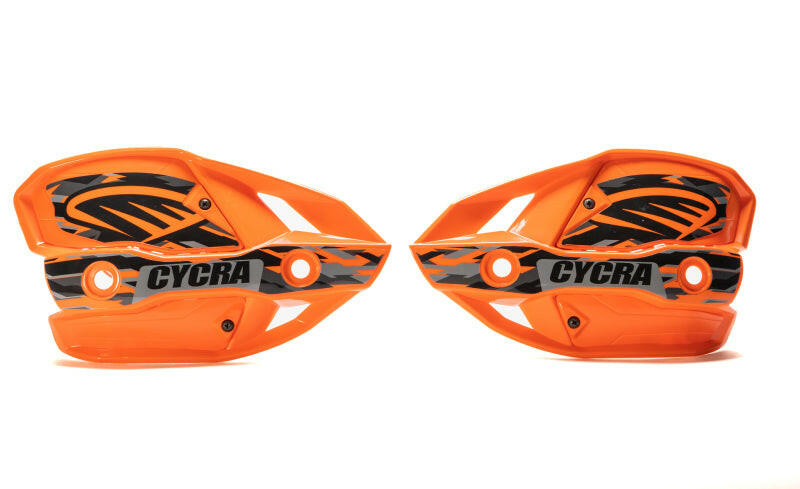 Cycra Probend Special Ed. CRM Ultra Hand Shields w/Covers - Orange Hand Guards Cycra