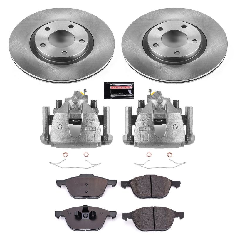 Power Stop 2008 Mazda 3 Front Autospecialty Brake Kit w/Calipers Brake Kits - OE PowerStop