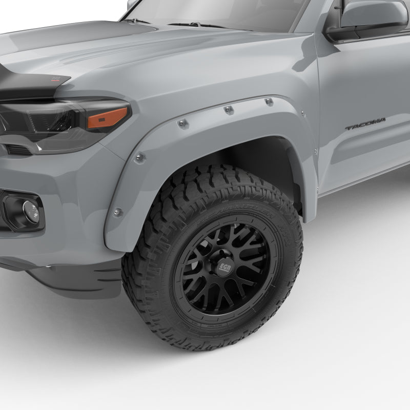 EGR 16+ Toyota Tacoma w/Mudflap Bolt-On Look Color Match Fender Flares - Set - MagneticGray Fender Flares EGR