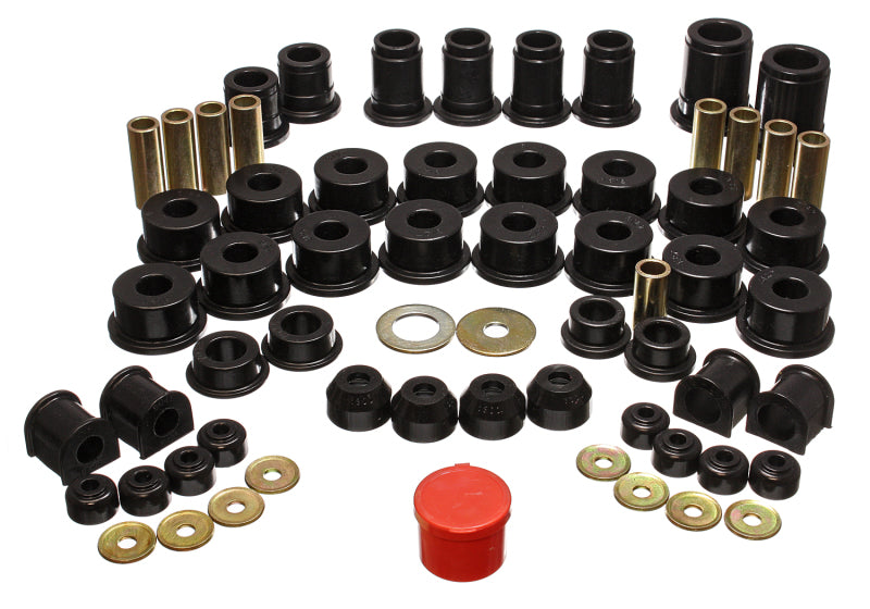 Energy Suspension 90-95 Toyota 4 Runner 2WD/4WD Black Hyper-Flex Master Bushing Set Bushings - Full Vehicle Kits Energy Suspension