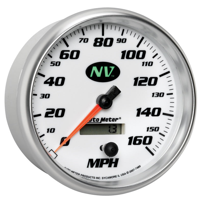 AutoMeter Gauge Speedometer 5in. 160MPH Elec. Programmable NV Gauges AutoMeter